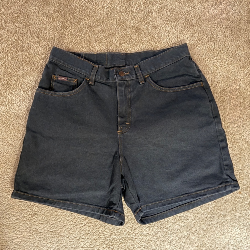 Riders by Lee Dark Blue Jean Shorts size 14